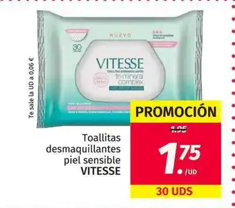 Maskom Supermercados Vitesse Toallitas Desmaquillantes Piel Sensible oferta