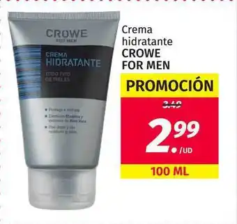 Maskom Supermercados Crema Hidratante Crowe For Men 100ml oferta
