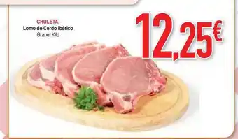 Masymas Chuleta Lomo De Cerdo Ibérico oferta