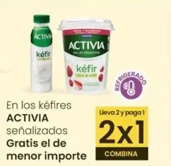 ACTIVIA En los kéfires señalizados