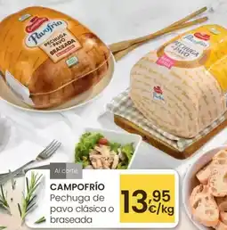 Eroski Campofrío - pechuga de pavo clasica o braseada oferta