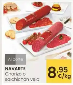 Eroski Navarte - chorizo o salchichon vela oferta
