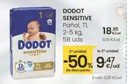 Eroski Dodot sensitive - panal oferta