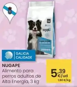 Eroski Nugape - alimento para perros adultos de alta energia oferta
