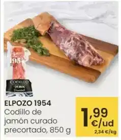 Eroski Elpozo - 1954 codillo de jamon curado precortado oferta
