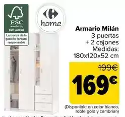 Carrefour Carrefour home - armario milán oferta