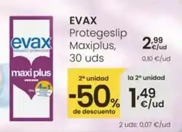 Eroski Evax - protegeslip maxiplus oferta