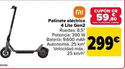 Carrefour Xiaomi - patinete eléctrico 4 lite gen2 oferta