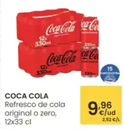 Eroski Coca-cola - refresco de cola original o zero oferta