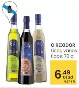 Eroski O'rexidor - licor oferta