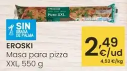 Eroski EROSKI Masa para pizza XXL oferta