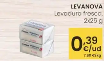 Eroski LEVANOVA Levadura fresca oferta