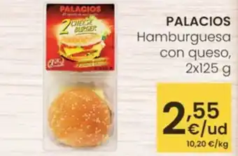 Eroski PALACIOS Hamburguesa con queso oferta
