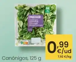 Eroski Canónigos oferta
