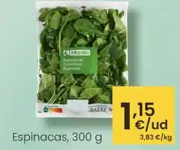 Eroski Espinacas oferta