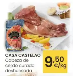 Eroski CASA CASTELAO Cabeza de cerdo curada deshuesada oferta