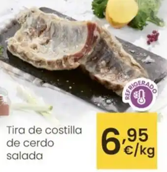 Eroski Tira de costilla de cerdo salada oferta