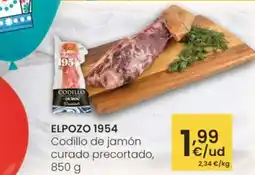 Eroski ELPOZO 1954 Codillo de jamón curado precortado oferta