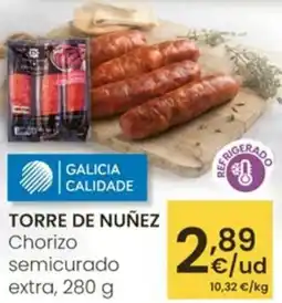 Eroski TORRE DE NUÑEZ Chorizo semicurado extra oferta