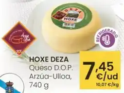 Eroski HOXE DEZA Queso D.O.P. Arzúa-Ulloa, oferta