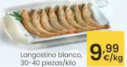 Eroski Langostino blanco, 30-40 piezas oferta