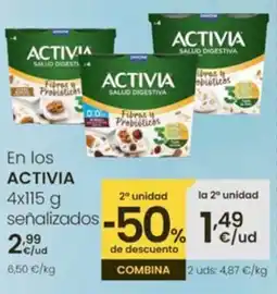 Eroski ACTIVIA En los señalizados oferta