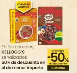 Eroski KELLOGG'S En los cereales señalizados oferta
