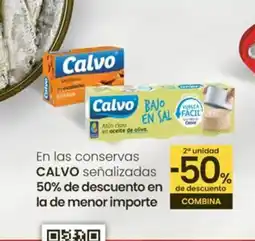 Eroski CALVO En las conservas señalizadas oferta