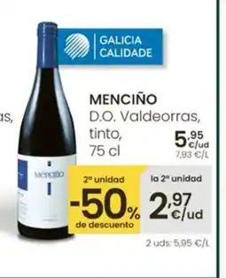 Eroski MENCIÑO D.O. Valdeorras oferta