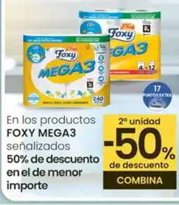 Eroski FOXY MEGA3 En los productos señalizados oferta