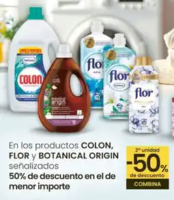 Eroski COLON, FLOR Y BOTANICAL ORIGIN En os productos señalizados oferta