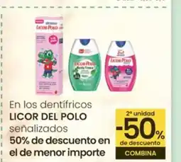 Eroski LICOR DEL POLO En los dentifricos señalizados oferta
