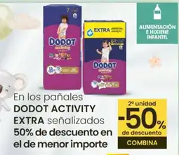 Eroski DODOT ACTIVITY EXTRA En los pañales oferta