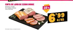 AhorraMas Cinta de lomo de cerdo duroc oferta