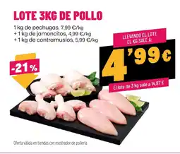 AhorraMas Lote de pollo oferta