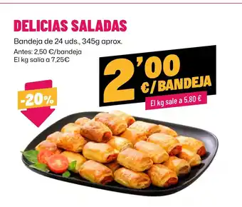 AhorraMas Delicias saladas oferta