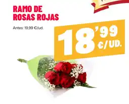 AhorraMas Ramo de rosas rojas oferta