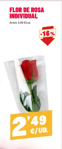 AhorraMas Flor de rosa individual oferta