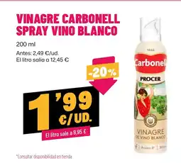 AhorraMas Vinagre carbonell spray vino blanco oferta