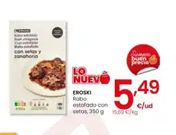 Eroski EROSKI Rabo estofado con setas oferta
