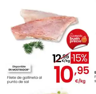 Eroski Filete de gallineta al punto de sal oferta