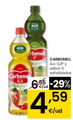 Eroski CARBONELL A.O. 0,4° y sabor oferta