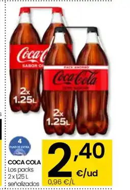 Eroski COCA COLA Los packs oferta