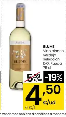 Eroski BLUME Vino blanco verdejo selección D.O. Rueda oferta