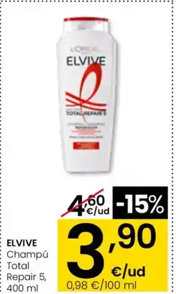 Eroski ELVIVE Champú Total Repair 5 oferta