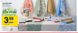 Eroski ANTONIO MIRÓ Set 2 paños oferta
