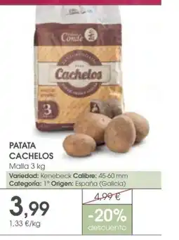 Supermercados Plaza Patata cachelos oferta