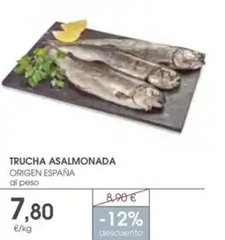 Supermercados Plaza Trucha asalmonada oferta