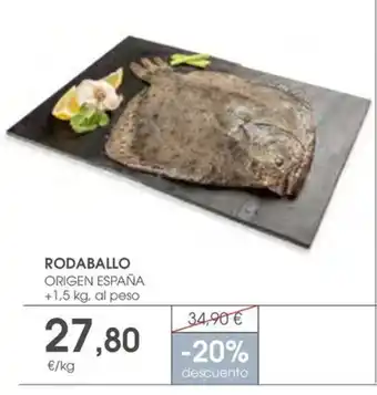 Supermercados Plaza Rodaballo oferta