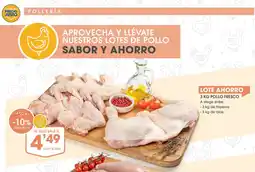 Supermercados Plaza Pollo fresco oferta